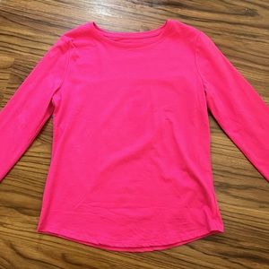 Kids Hot pink long-sleeve